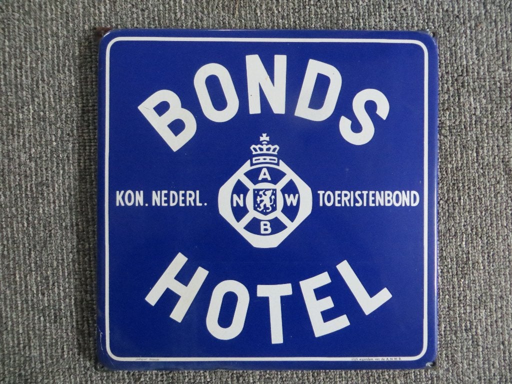 ANWB Bondshotel, Ophalen of Verzenden, Gebruikt, Reclamebord
