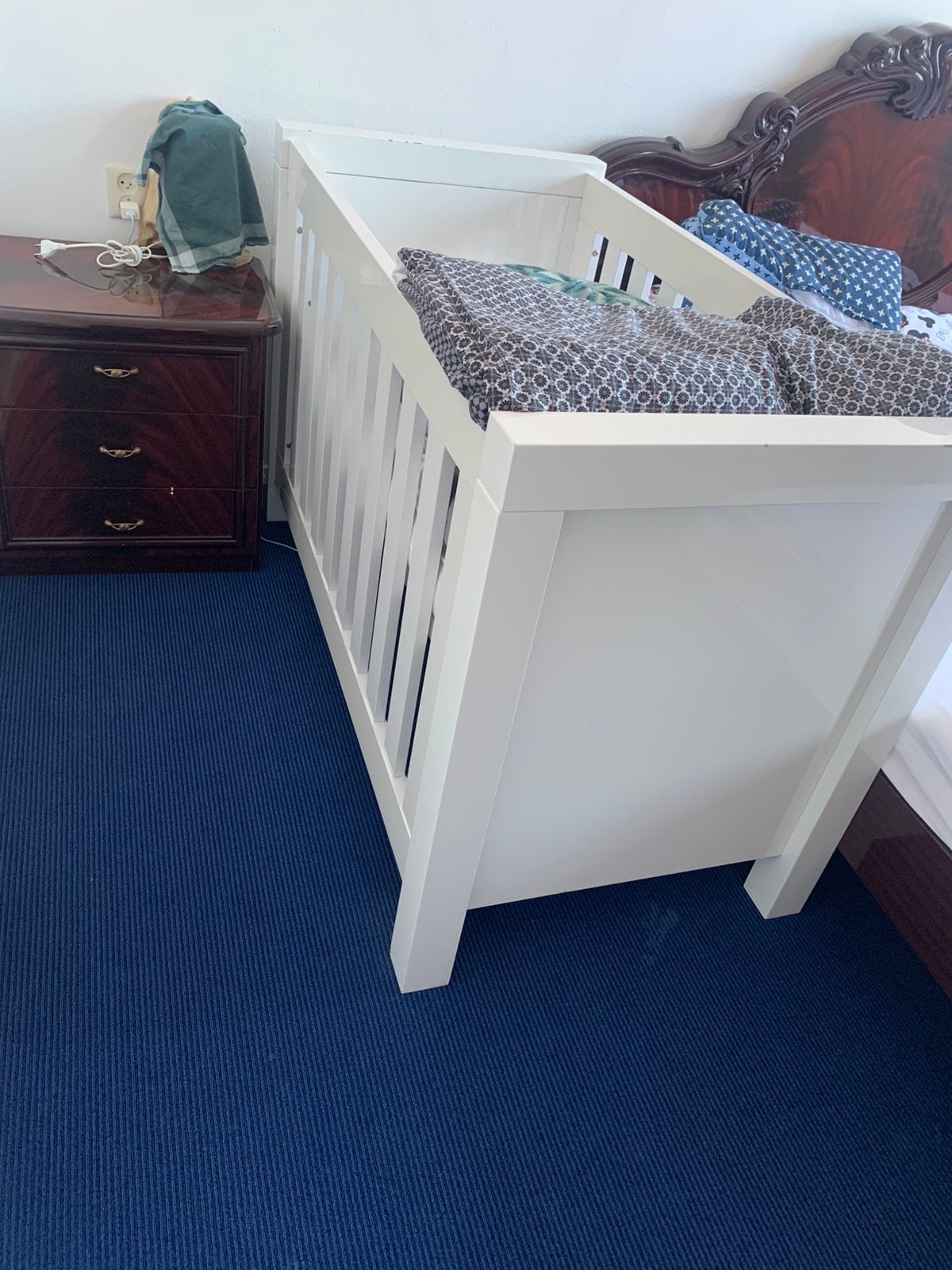 INTERBABY BED, Ophalen, Zo goed als nieuw, Ledikant