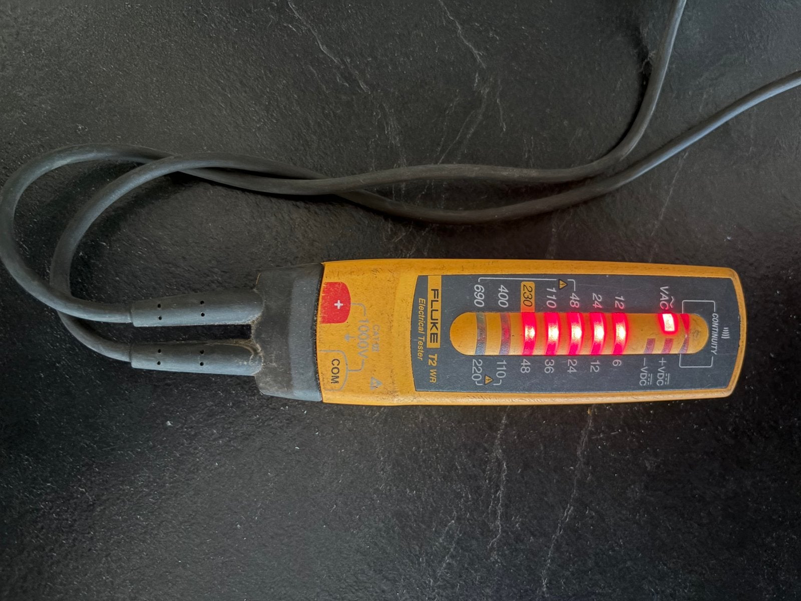 Fluke T5-1000 Duspol Spannings- en Continuïteitstester, Ophalen of Verzenden, Gebruikt, Elektriciteit