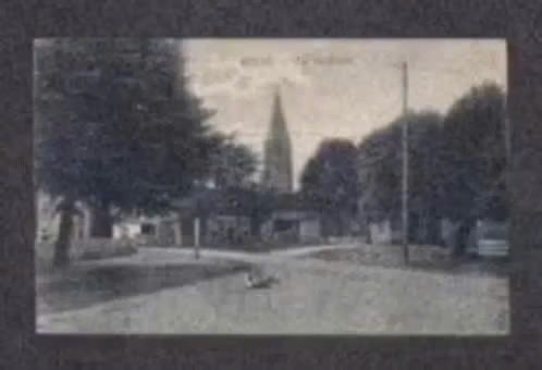 Rolde Drenthe Op de Brink Kerk Kinderen., Verzamelen, Ophalen of Verzenden, Voor 1920, Ongelopen, Drenthe