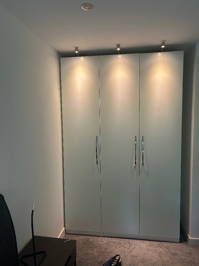 kledingkast 1,50 breed 2,25 hoog., Huis en Inrichting, Kasten | Kledingkasten, Gebruikt, 150 tot 200 cm, Glas, Modern