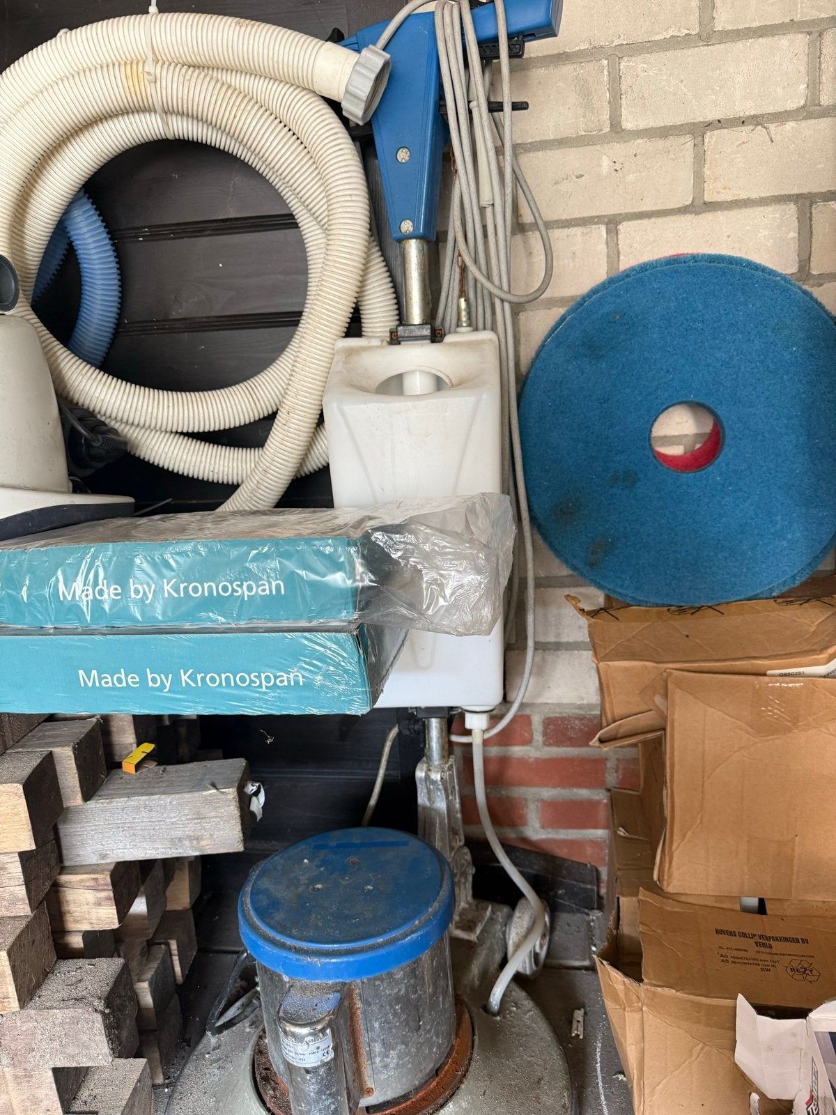 Schrobmachine met pads, Ophalen, Gebruikt, Schrobmachine