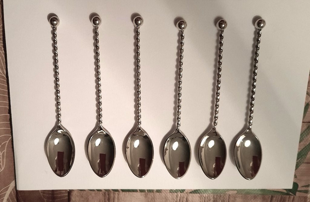 Set van 6 Keltum Stijlappel Theelepeltjes in Topstaat!, Ophalen of Verzenden