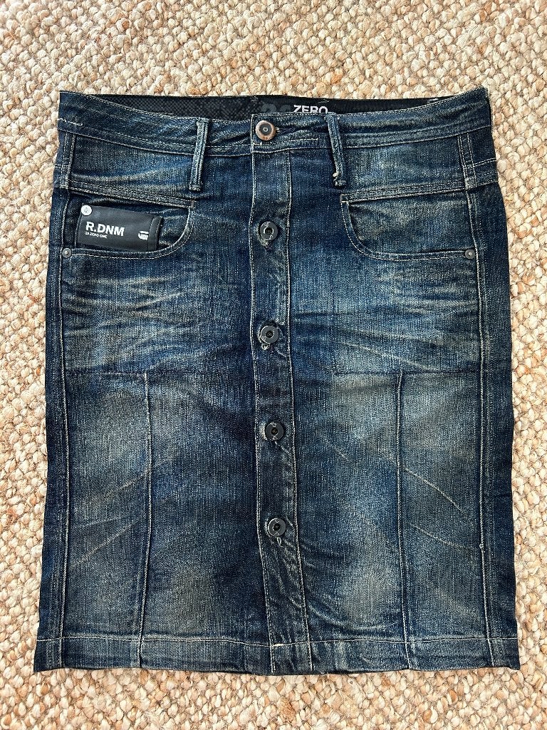 Stoere G-STAR / GSTAR rok in maat 27 spijker / denim, Kleding | Dames, Blauw, Ophalen of Verzenden, G-STAR RAW, Knielengte