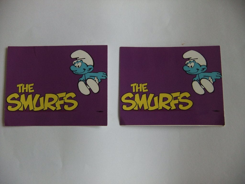 2 smurfen (ongelopen)ansichtkaarten, Verzenden, Nieuw, Verschillende Smurfen