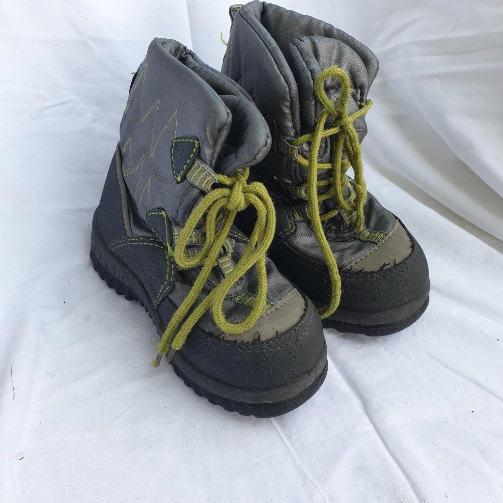Stoere grijs groene snowboots. Mt 25/26. Merk Winterworld, ., Ophalen of Verzenden, ., Jongen
