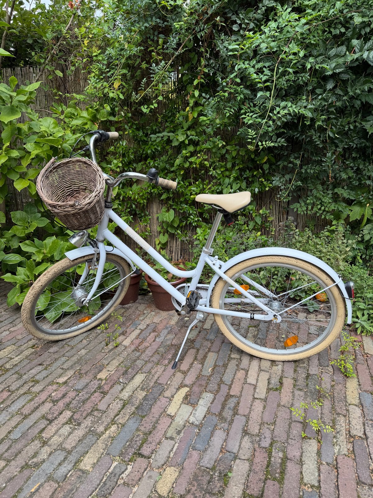 Ortler Bricktown 24" Kinderfiets Wit/Beige (Retro), Ophalen, Gebruikt, Terugtraprem, 20 inch of meer