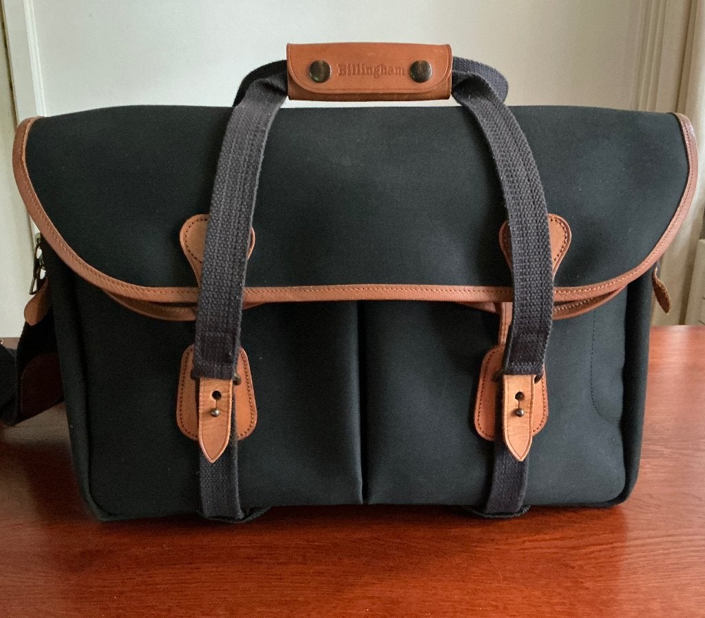 Billingham 445 canvas  cameratas, Overige merken, Ophalen of Verzenden, Zo goed als nieuw, Zwart