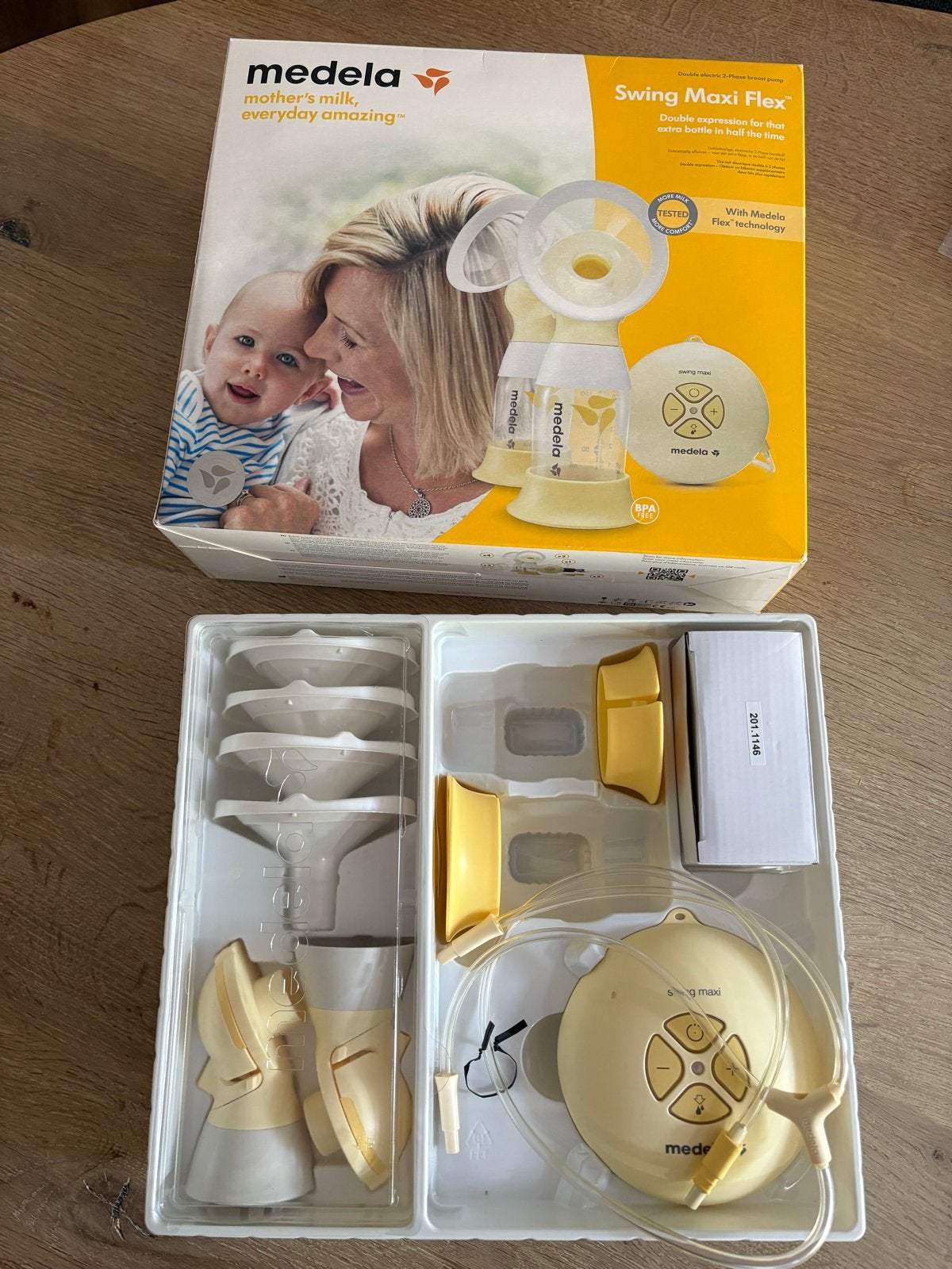 Medela Swing Maxi Flex dubbele elektrische borstkolf, Ophalen of Verzenden, Gebruikt