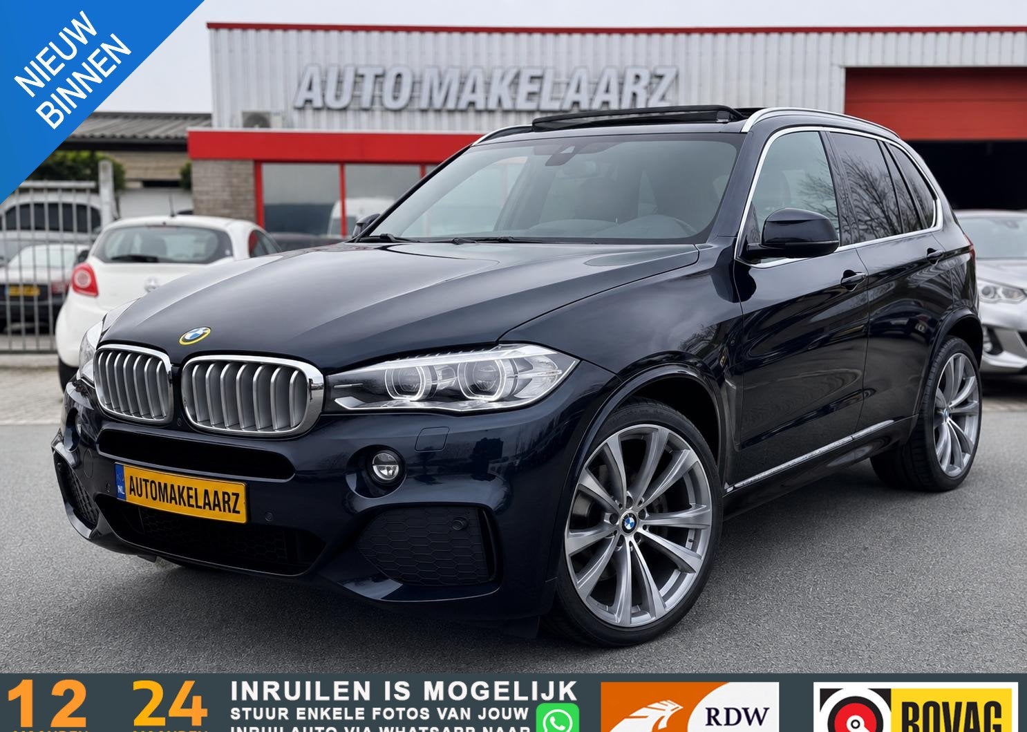 BMW X5 xDrive40e iPerformance High Executive|M-sport|PANO, 12 maanden, Stof, Gebruikt, 4 cilinders