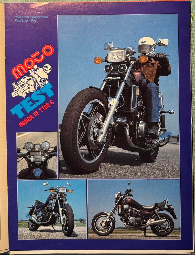 Test 1983 Honda VF1100C, Verzenden, Zo goed als nieuw, Motoren