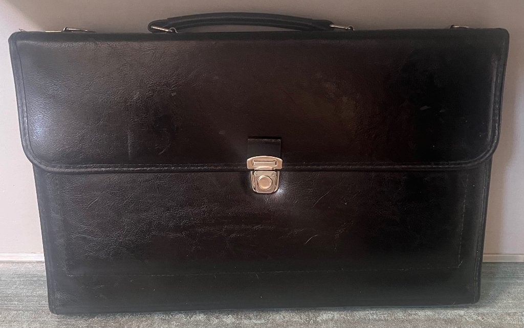 Cangoo Bags. Leren schrijfmap/tas., Ophalen of Verzenden, Zo goed als nieuw