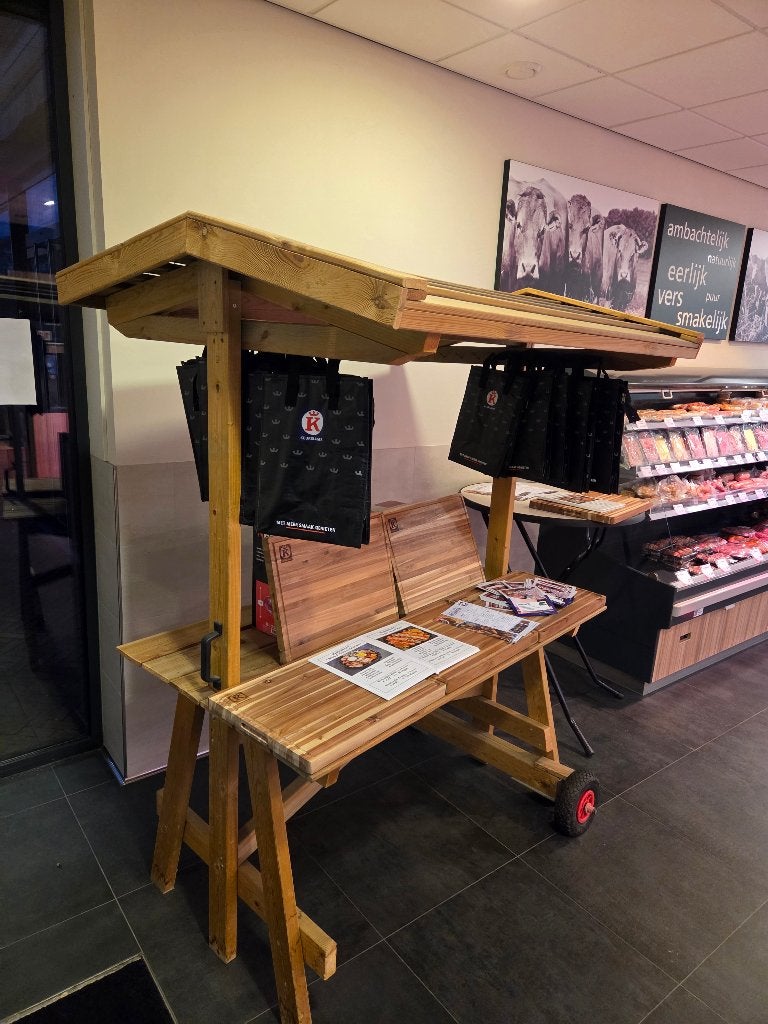 Houten marktkraam, Tuin en Terras, Ophalen, Gebruikt, Overige typen