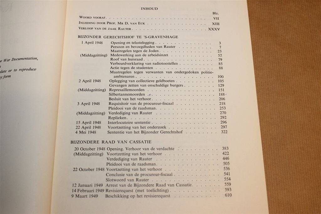 Het Proces Rauter — Oorlogsmisdadiger voor het Gerecht 1952, Boeken, Ophalen of Verzenden, Tweede Wereldoorlog, Gelezen, Overige onderwerpen