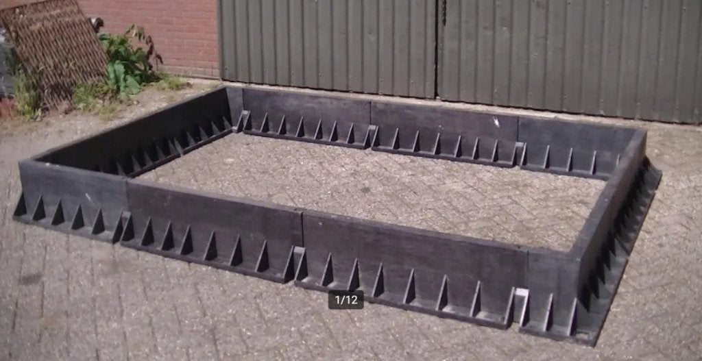 💥Fundering overkapping tuinhuis schuur 3 x 2 m. kunststof, Ophalen, Gebruikt, Kunststof, Overige typen