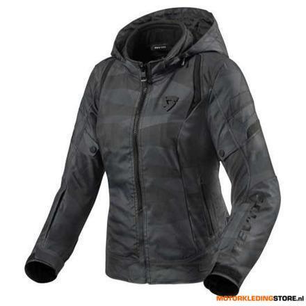 REVIT! Flare 2 Dames Motorjas, Zwart-Grijs, Motoren, Kleding | Motorkleding, Nieuw met kaartje, Ophalen of Verzenden
