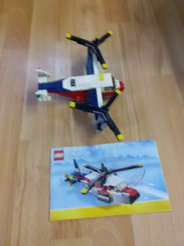 lego vliegtuigje, Gebruikt, Lego, Ophalen of Verzenden, Creator