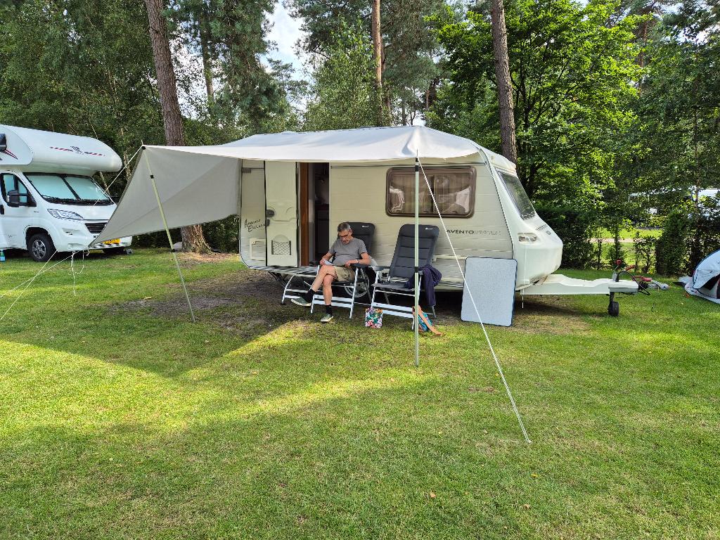 Avento Avance Esclusivo 395 TLH+Unico Bologna 280+petluifel, Caravans en Kamperen, Avento, Particulier, 5 tot 6 meter, Standaardzit
