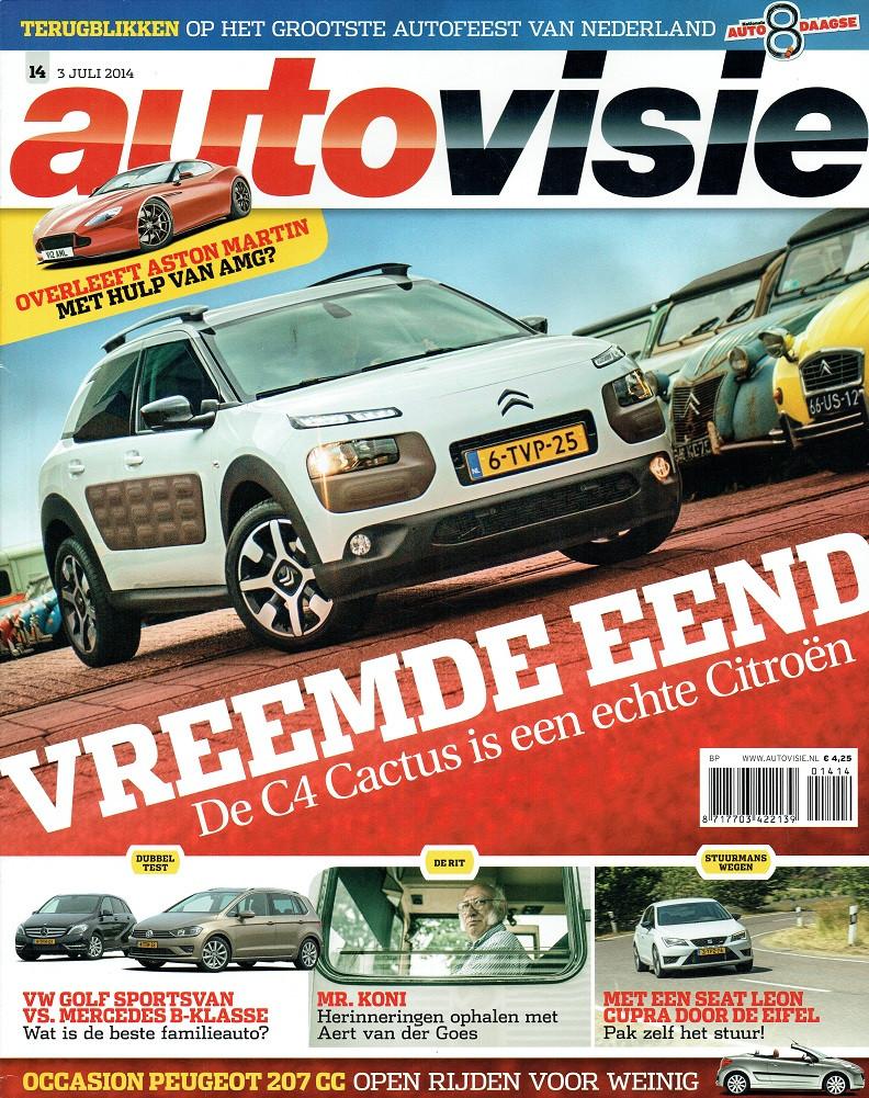 Autovisie 2014 nr. 14 (o.a. Volkswagen Golf Sportsvan), Verzenden, Gelezen, Algemeen