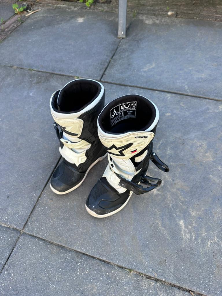Alpinestars crosslaarzen tech3 30.5, Motoren, Kleding | Motorkleding, Ophalen of Verzenden, Tweedehands, Laarzen