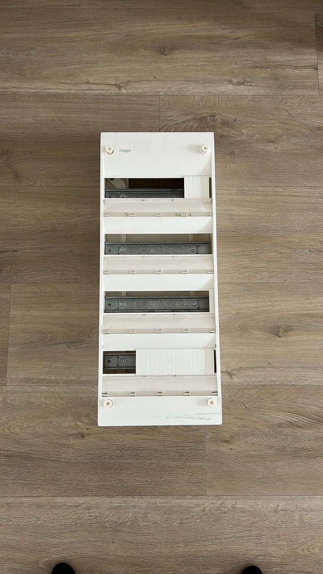 Hager - Meterkast / Verdeelkast 48 modules, Doe-het-zelf en Verbouw, Elektra en Kabels, Ophalen of Verzenden, Zo goed als nieuw