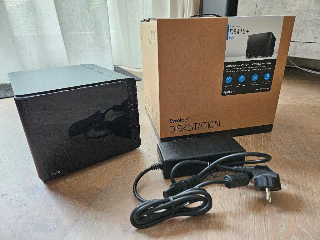 Synology DS415+ NAS met 4x 6TB HDD's en 8GB RAM, Ophalen of Verzenden, Gebruikt