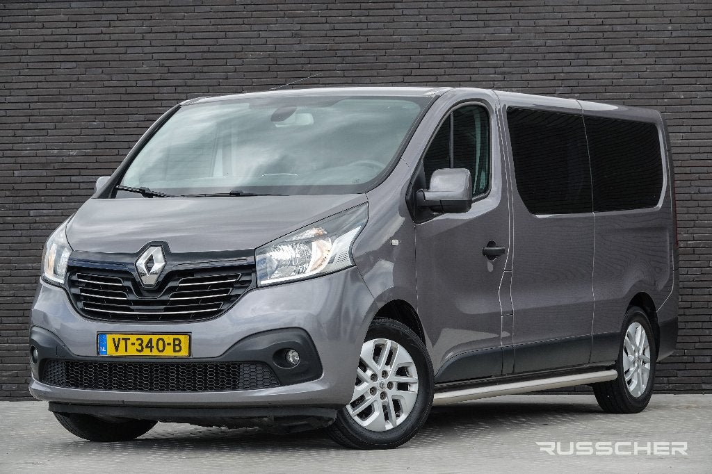 Renault Trafic 1.6DCI 120Pk | Dubbel Cab. | Trekhaak |17'', Voorwielaandrijving, Stof, 4 cilinders, Renault