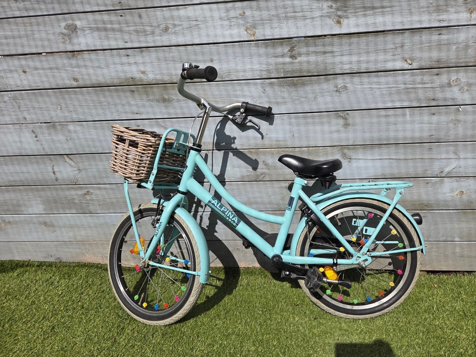 Alpina Cargo kinderfiets 18 inch met mandje, Ophalen, Gebruikt, Alpina, Handrem