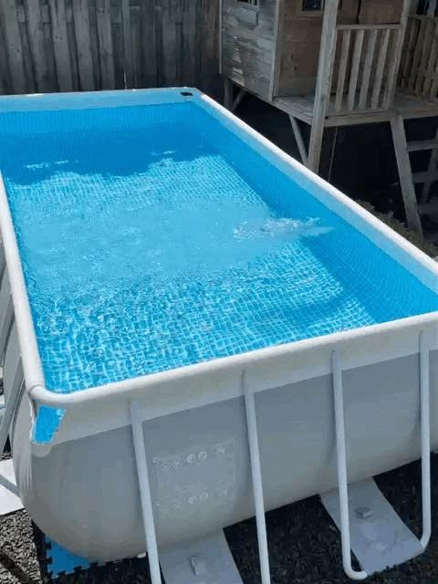 Zwembad intex met warmtepomp en glasfilter zeer uitgebreid, Ophalen, Minder dan 80 cm, Rechthoekig, Minder dan 200 cm