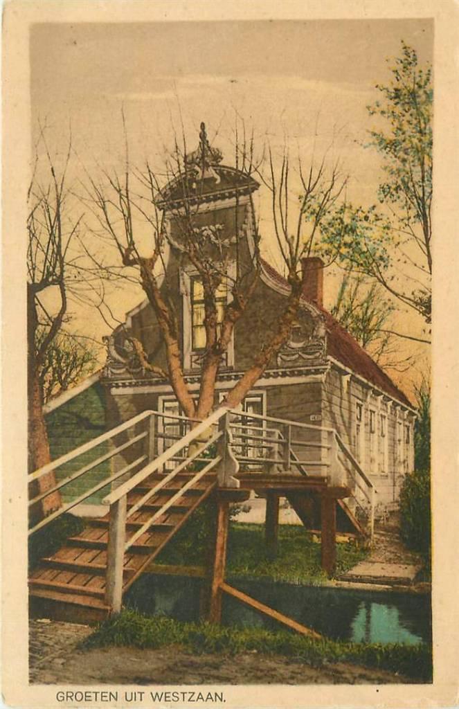 381-284-011 Westzaan Groeten uit, Verzamelen, Verzenden, Voor 1920, Noord-Holland