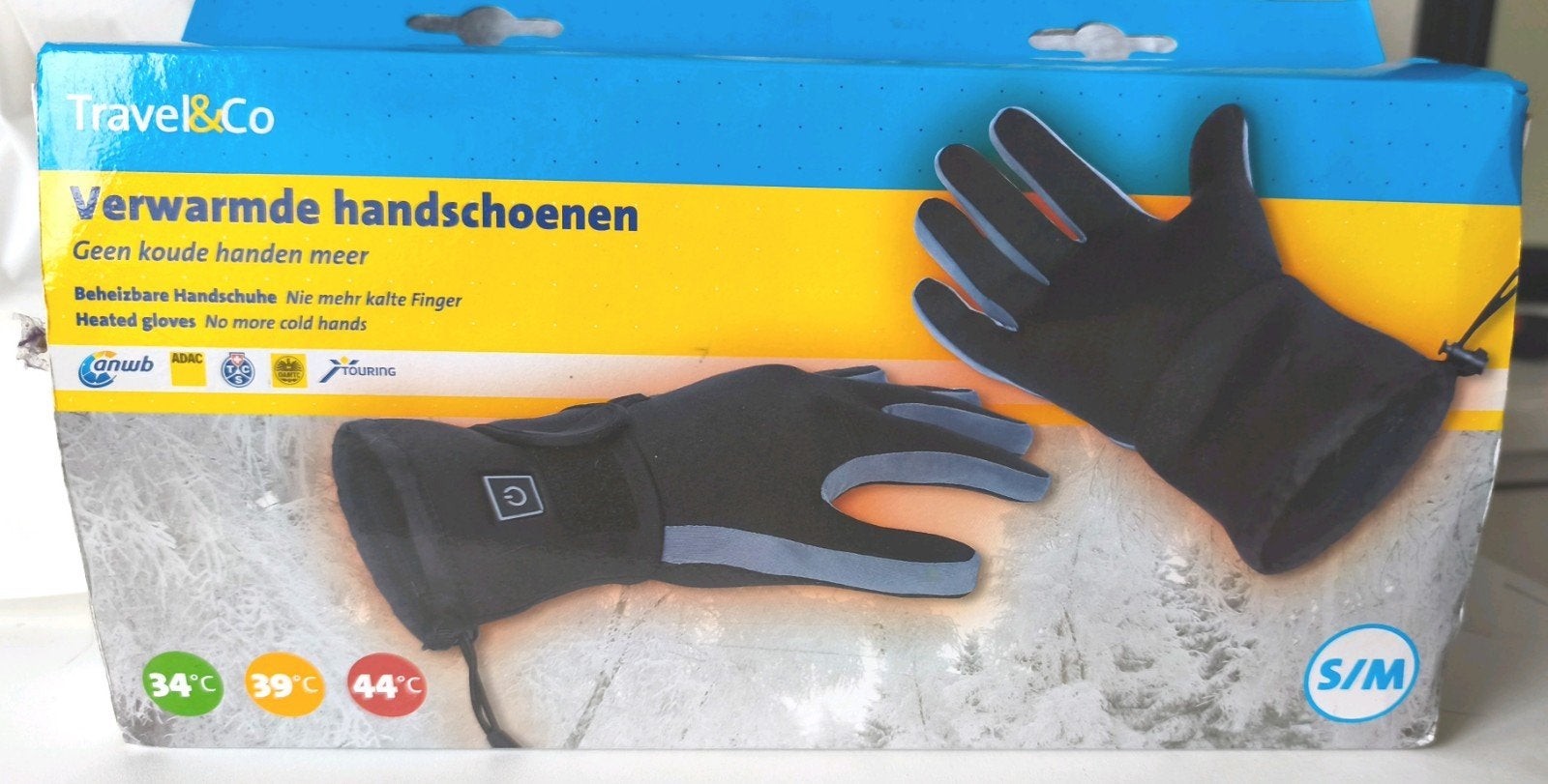 Travel&Co (ANWB) Verwarmde Handschoenen - Maat S/M - NIEUW, Ophalen of Verzenden, Nieuw met kaartje, Handschoenen, Motor, scooter of fiets.