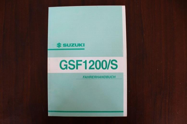 Suzuki GSF1200 S 2001 motorrad fahrer handbuch GSF 1200, Motoren, Handleidingen en Instructieboekjes, Ophalen of Verzenden, Suzuki