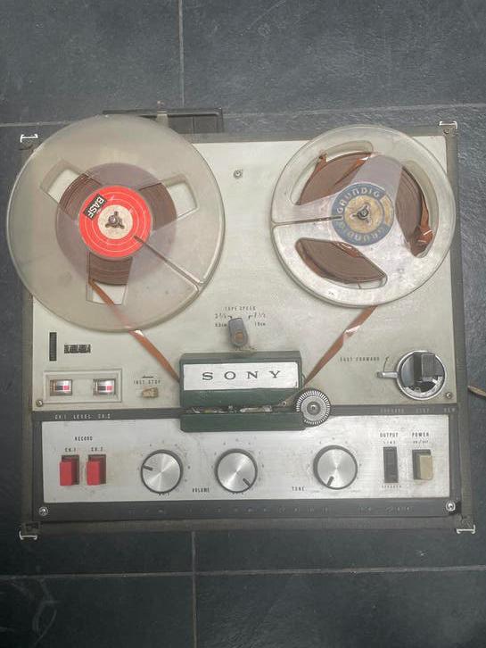 Sony TC-200 Bandrecorder - Vintage Audio Apparaat, Ophalen, Bandrecorder, Met banden