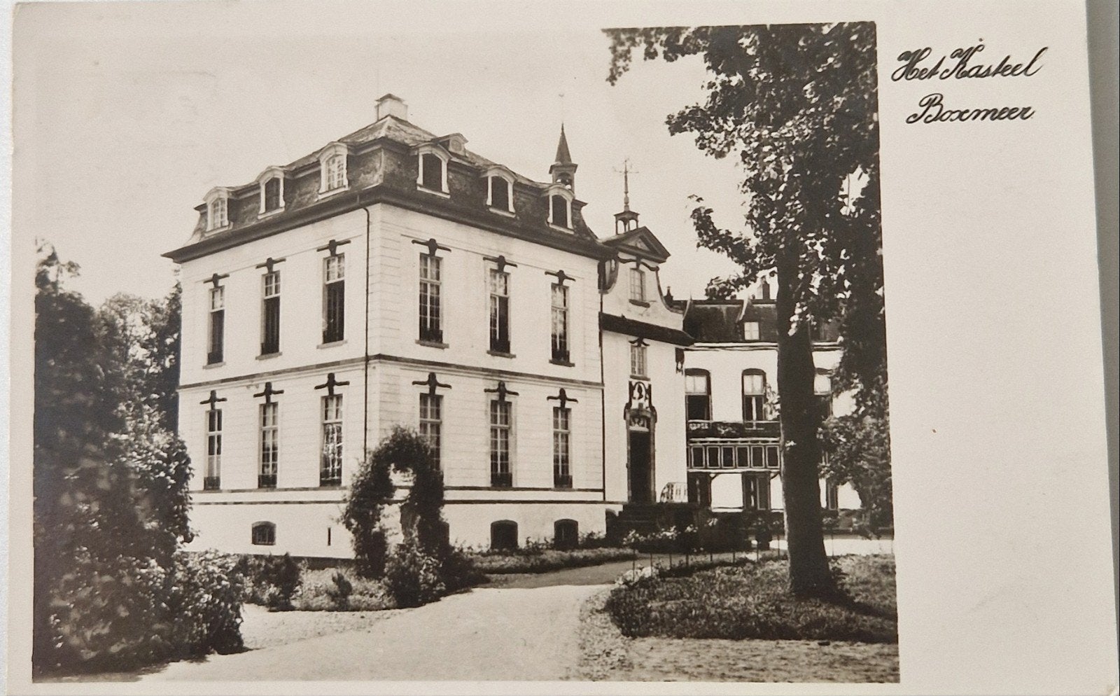Oude Ansichtkaart Kasteel Boxmeer - Gelopen 1946, Ophalen of Verzenden
