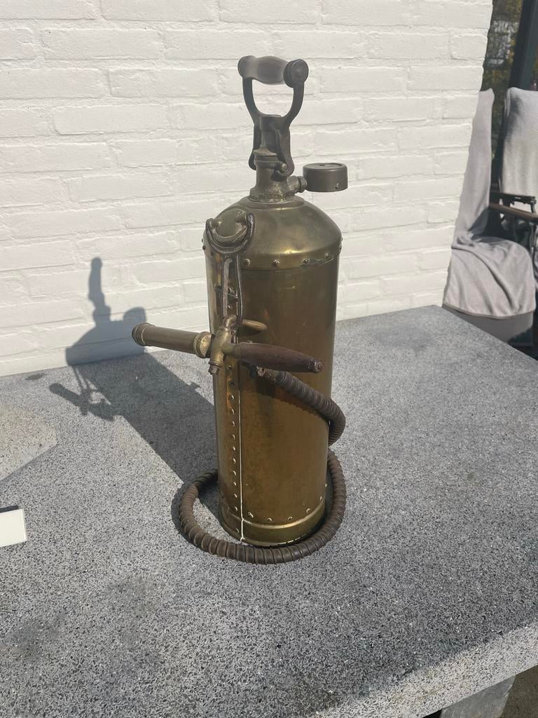 Antieke messing onkruidspuit/brandspuit - Pomolog nr 1, Ophalen