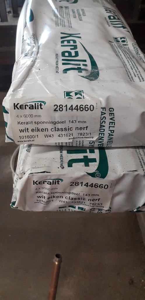 Keralit kunststof gevelbekleding, Doe-het-zelf en Verbouw, Platen en Panelen, Ophalen, Nieuw, Overige materialen, Minder dan 20 mm