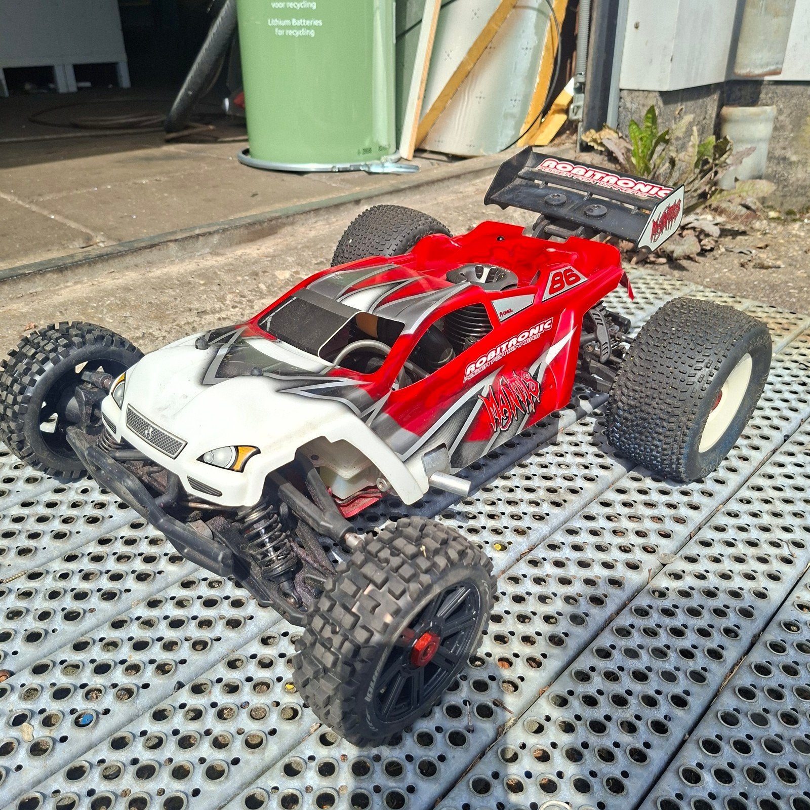 Robotronic  Mantis RC Buggy, Hobby en Vrije tijd, Modelbouw | Radiografisch | Auto's, Zo goed als nieuw, Auto offroad, Nitro, Schaal 1:10
