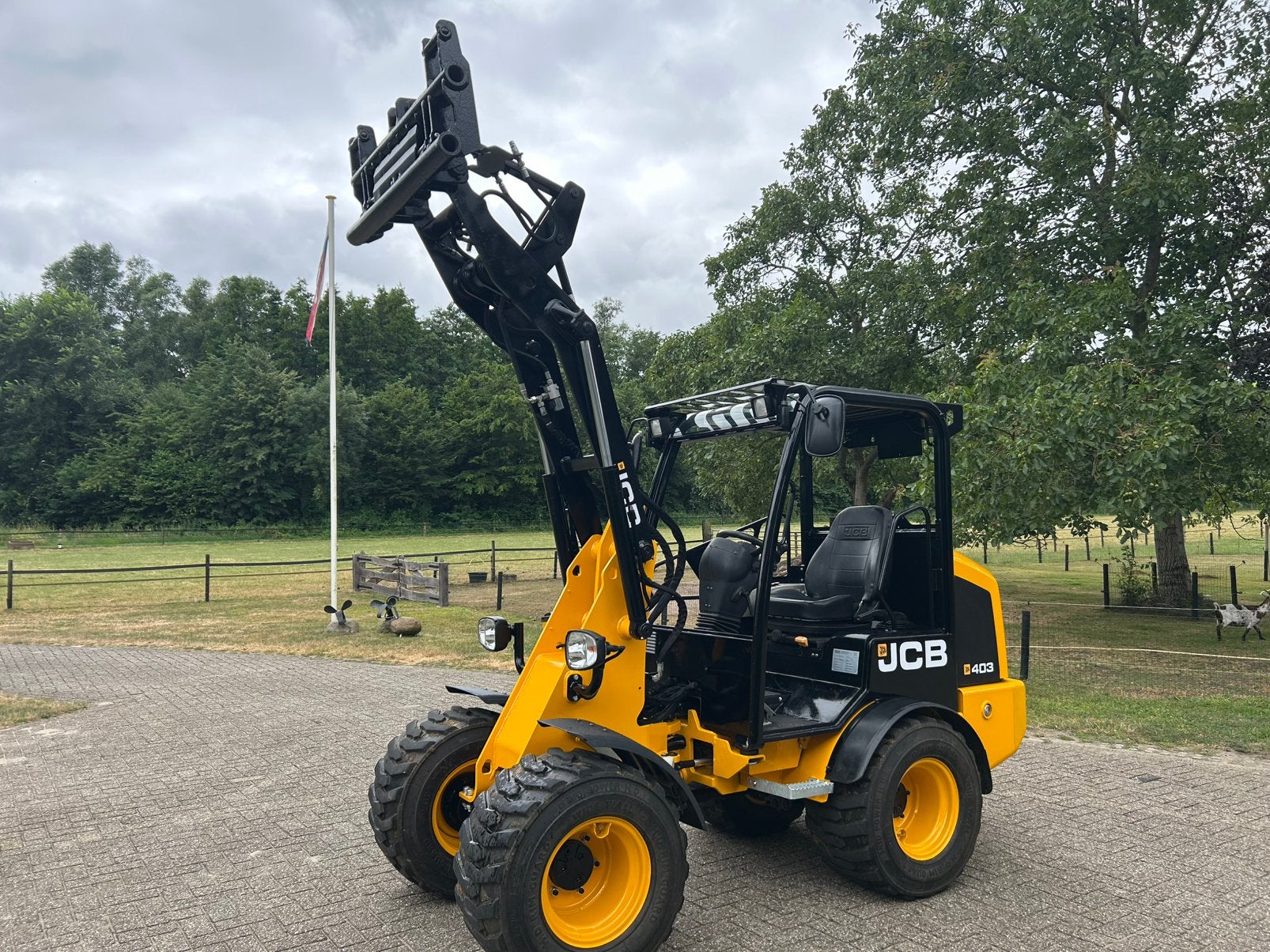JCB 403 mini shovel Marge, Zakelijke goederen, Ophalen, Wiellader of Shovel