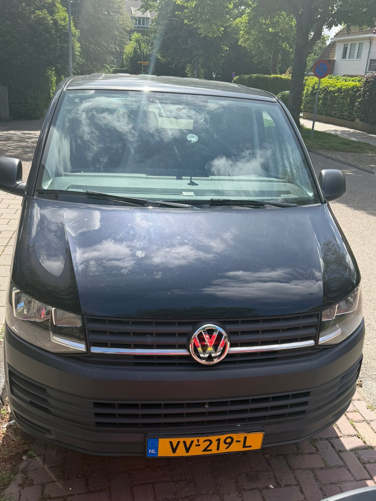 Volkswagen Transporter 2.0 D 62KW bouwjaar 2016 km 72788, Euro 5, 4 cilinders, Volkswagen, Zwart