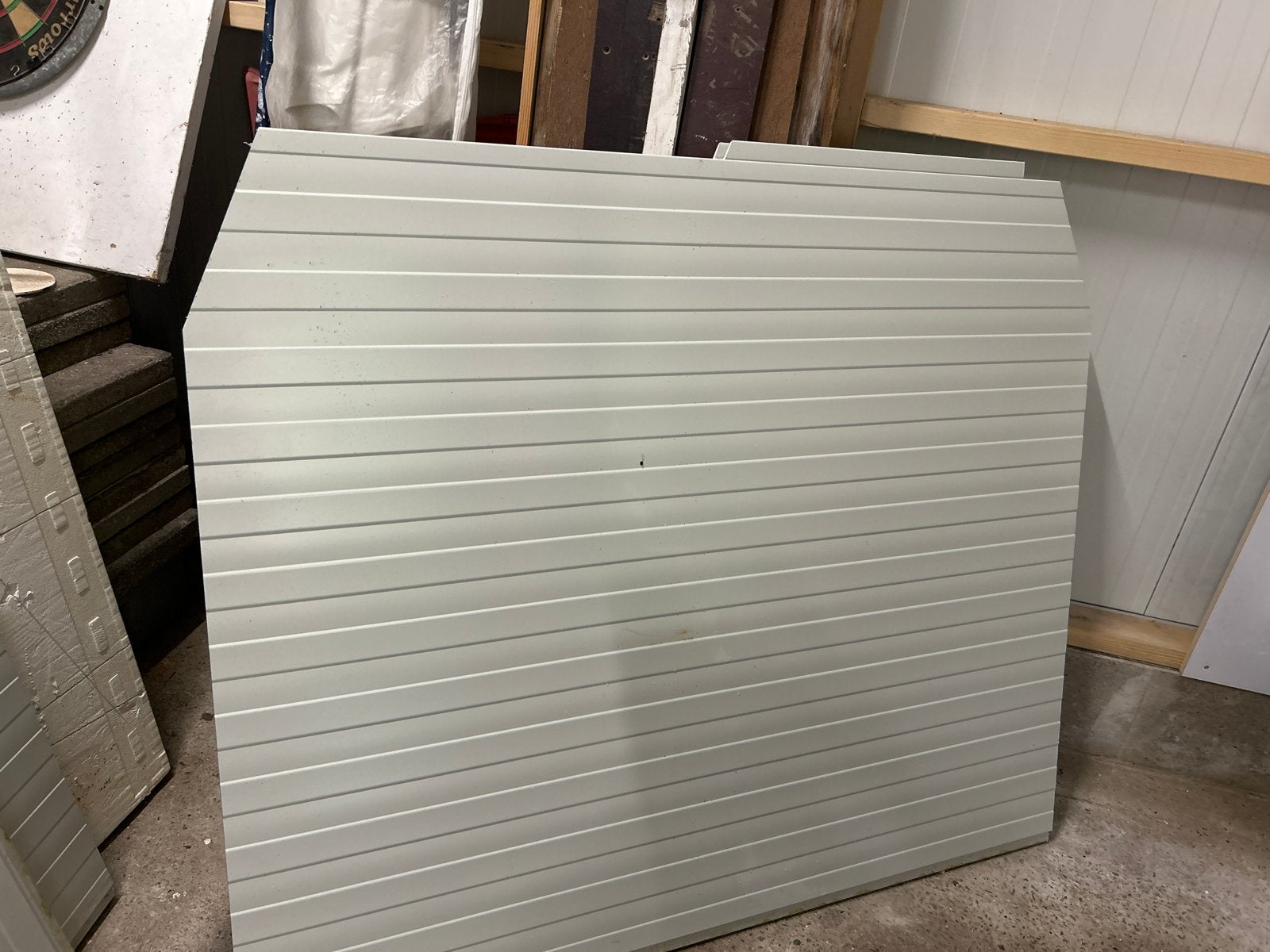 GRATIS Sandwichpanelen reststukken 4 cm dik, Ophalen, 4 tot 8 cm, Gebruikt, Hardschuim (Pir)