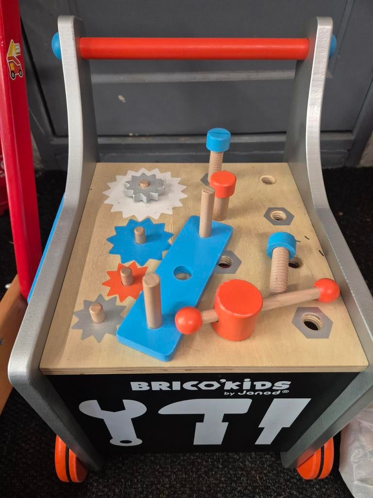 Janod Brico'Kids Werkbank Loopwagen, Janod, Contact@janod.com, Ophalen of Verzenden, Rue de l'Industrie, 39270 Orgelet, Frankrijk