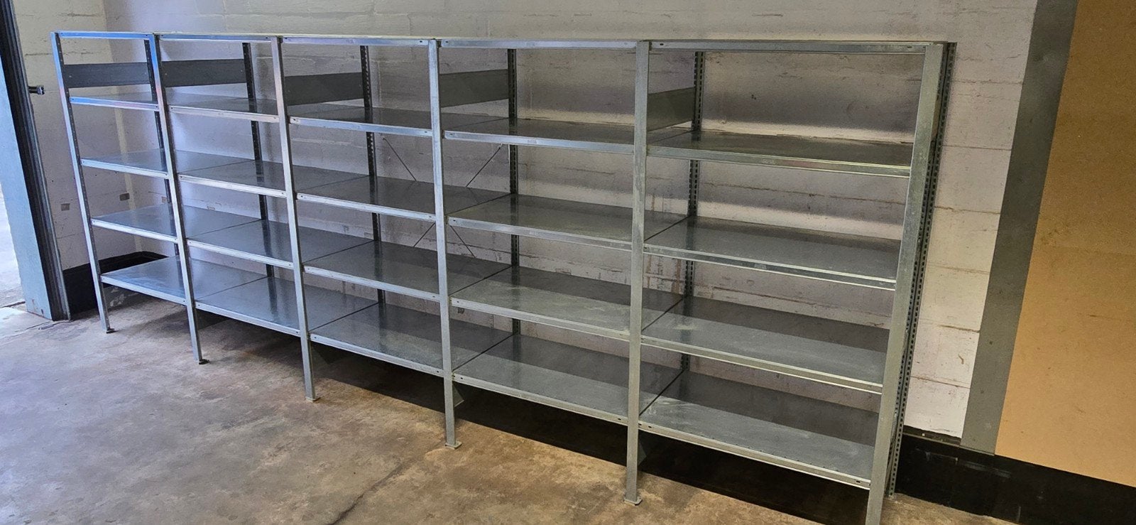 5,1 meter meta legbordstelling , magazijnstelling , stelling, Ophalen