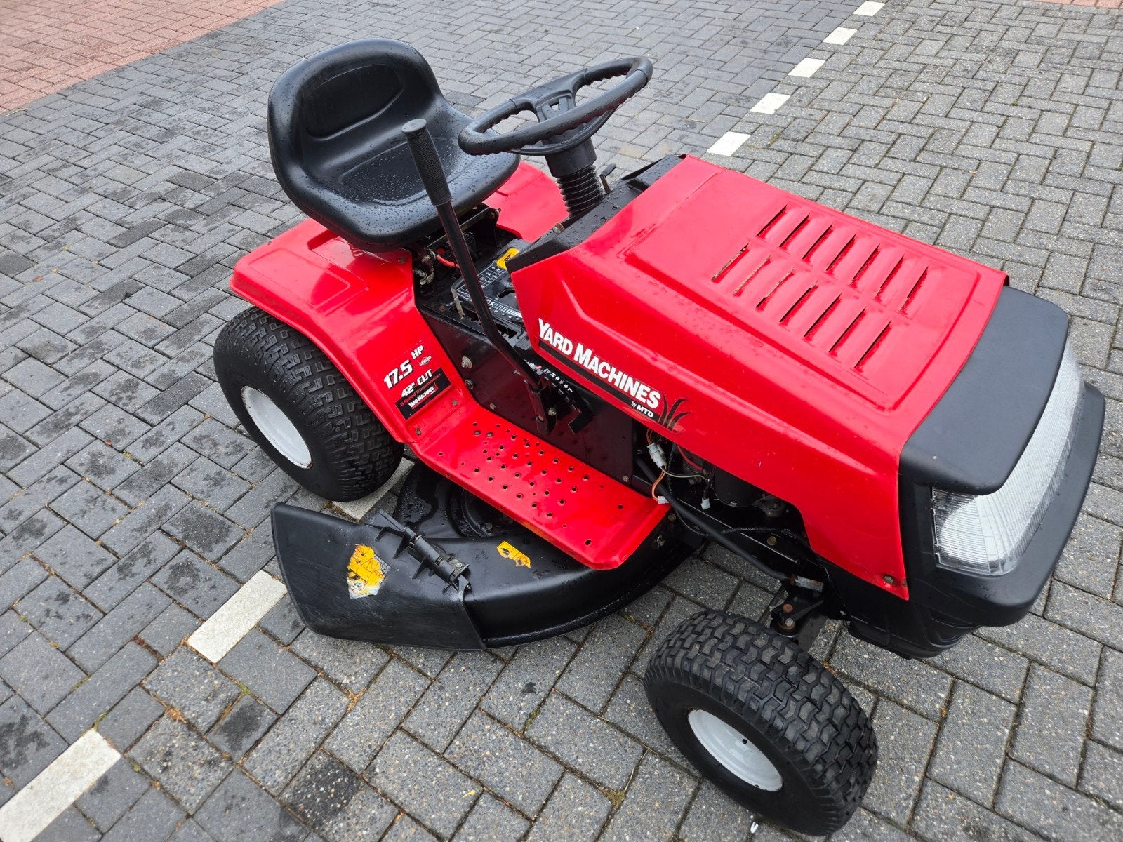 Zitmaaier mtd 17/5pk zijlosser mulch, Ophalen, Zo goed als nieuw, 50 cm of meer
