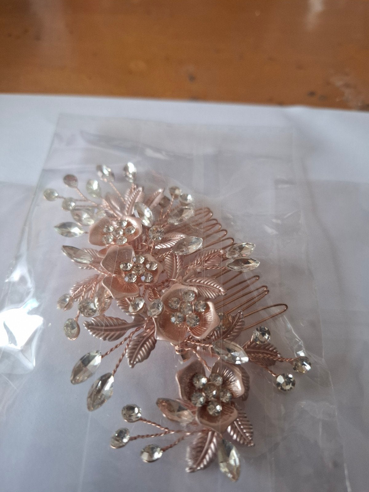 Zacht Roze Haarspeld met Strass Steentjes, Ophalen of Verzenden, Nieuw