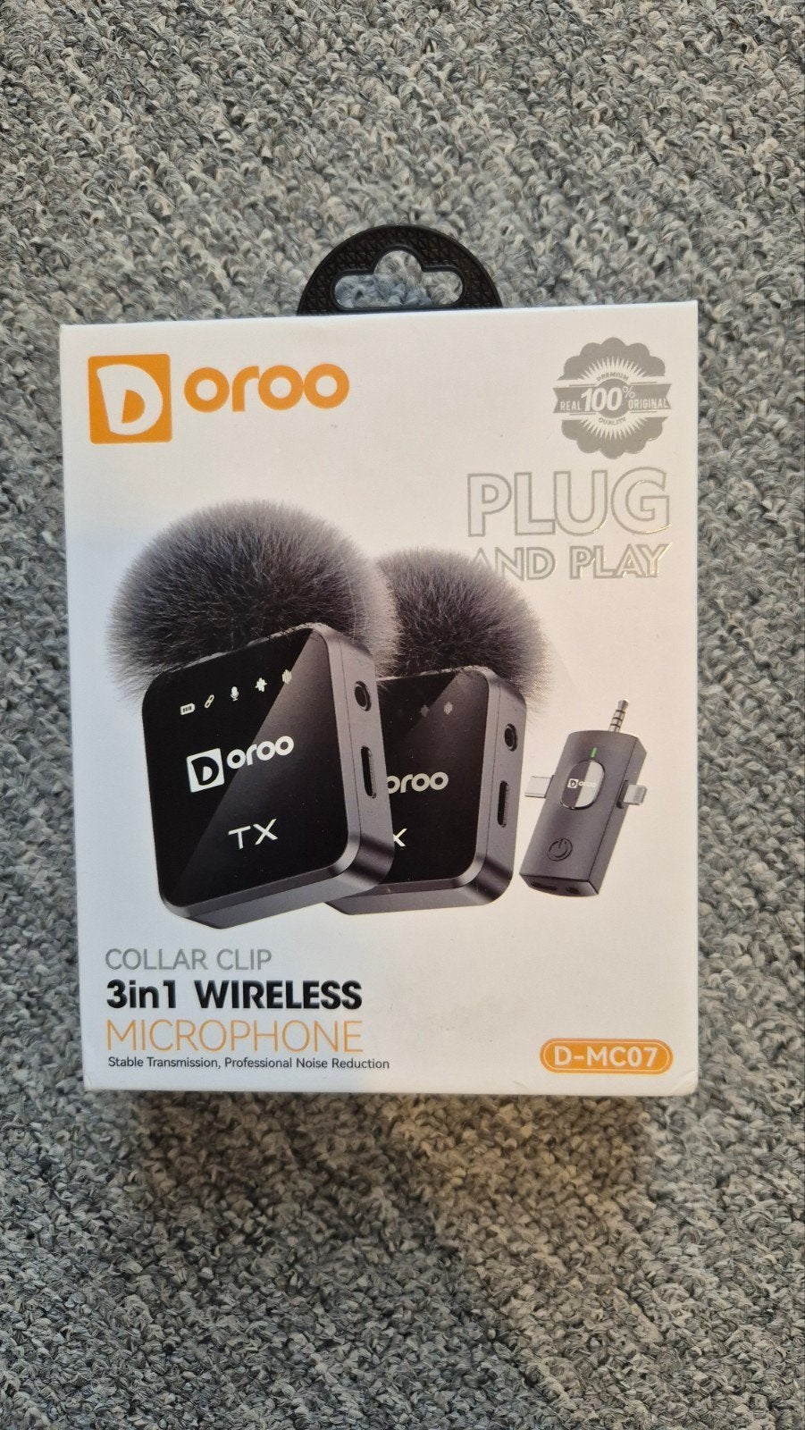 DOROO D-MC07 3-in-1 Draadloze Microfoon Set, Muziek en Instrumenten, Verzenden, Nieuw, Draadloos