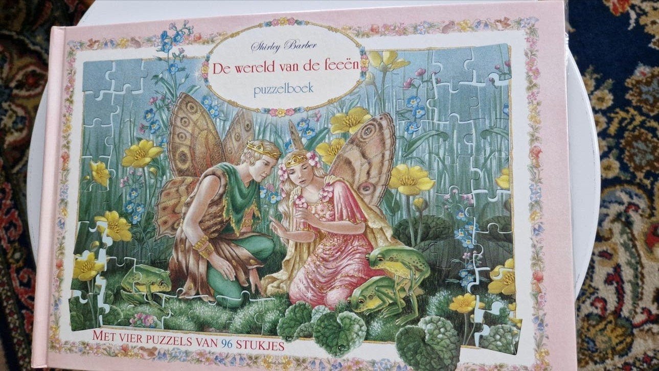 De Wereld van de Feeën Puzzelboek - Shirley Barber, Boeken, Meisje, Shirley Barber, Ophalen of Verzenden, Zo goed als nieuw