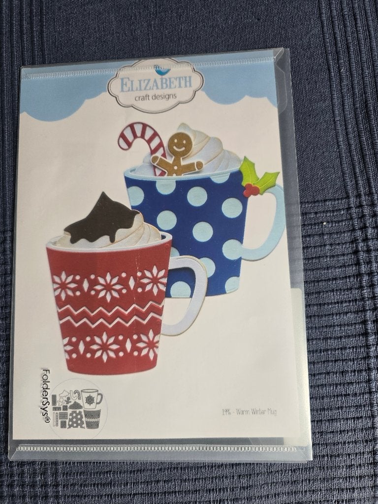Elisabeth craft design 1996, Warm winter mug, Hobby en Vrije tijd, Ophalen of Verzenden, Nieuw, Frame of Mal, Overige merken
