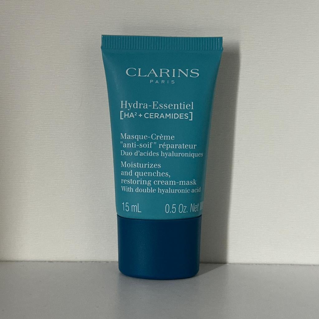 Clarins Hydra-Essentiel [HA2 + Ceramides] Cream-Mask 15 ml, Ophalen of Verzenden, Nieuw, Gehele gezicht, Verzorging