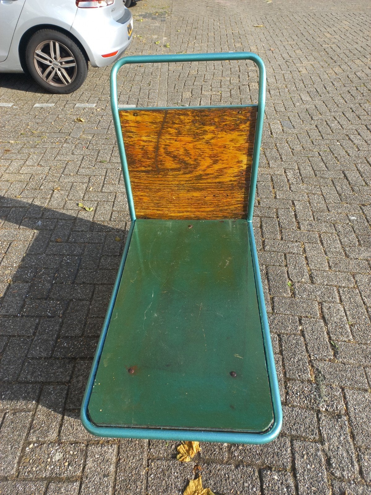 Transport kar op luchtbanden rijd soepel door zwenkwielen, Doe-het-zelf en Verbouw, 100 liter of meer, Ophalen, Transportkar