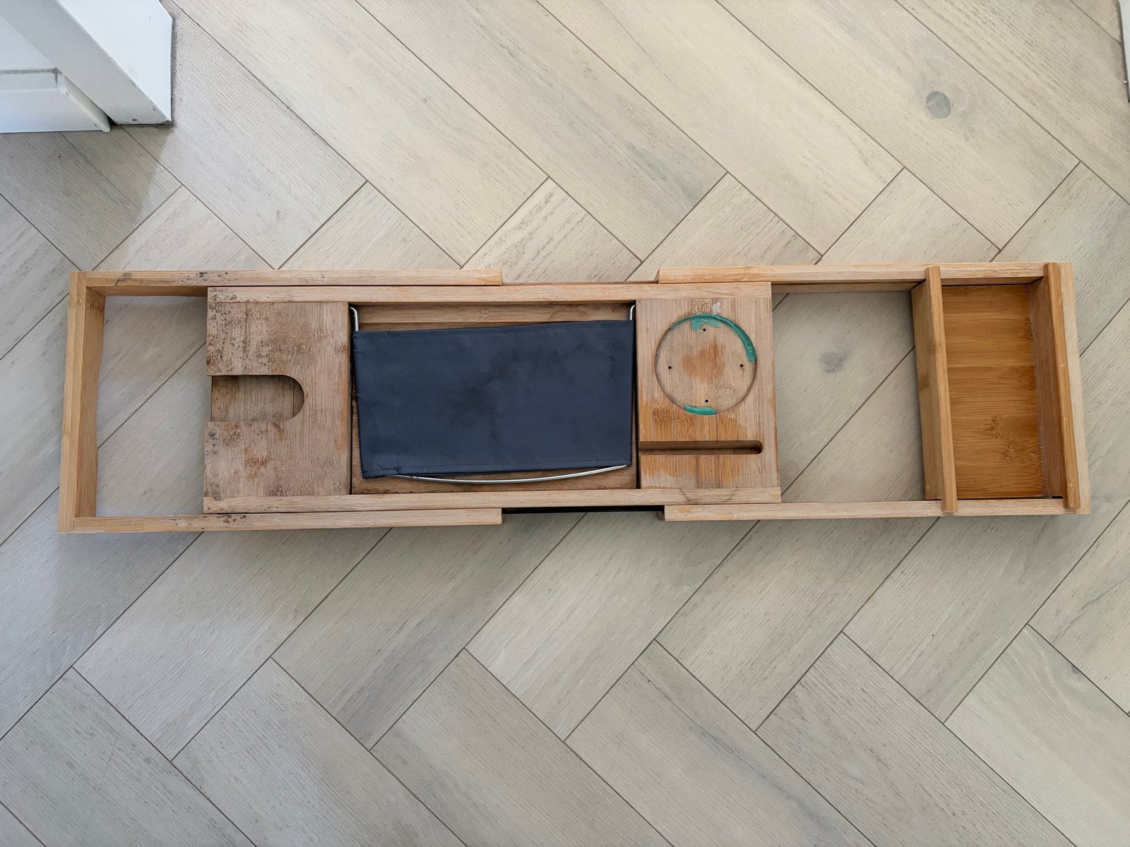 Uitschuifbare houten badplank - gratis af te halen, Ophalen, Gebruikt